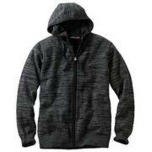Boys Winter Jacket 4 Gray Black Tony Hawk Sherpa Lined Zip Up Hooded